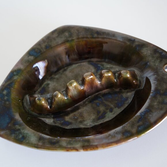 Beauce Pottery Ashtray Quebec Pottery Vintage 1970s 712-A Mid Century Modern - Picture 6 of 14